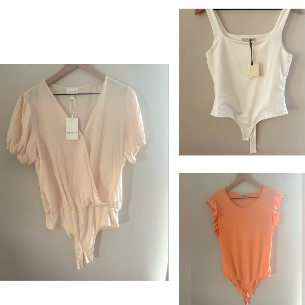 Heyson, Dress Forum and White Birch Bodysuits Size Large